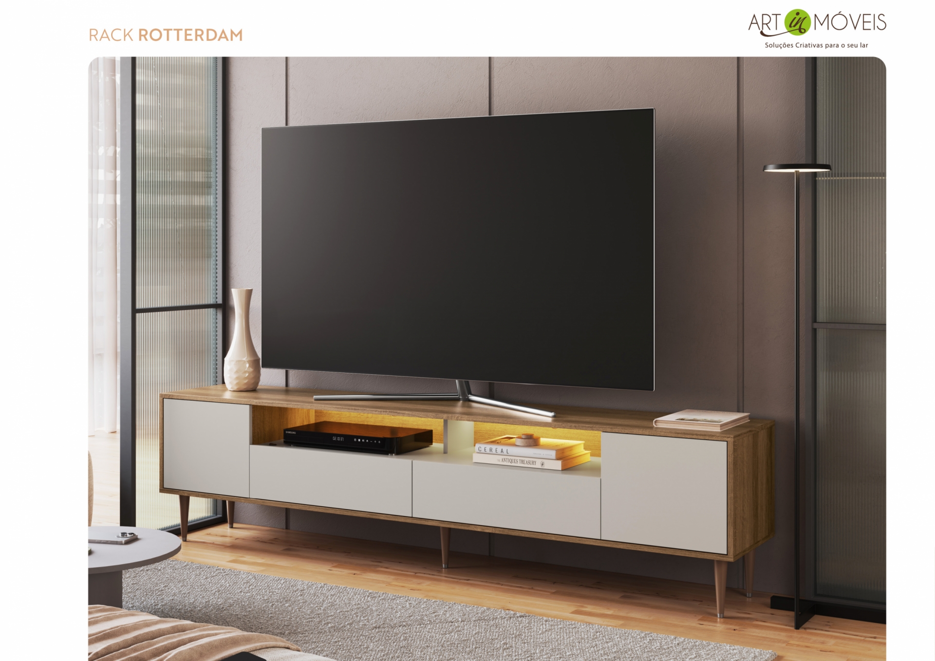 Rack Rotterdam Art In Móveis