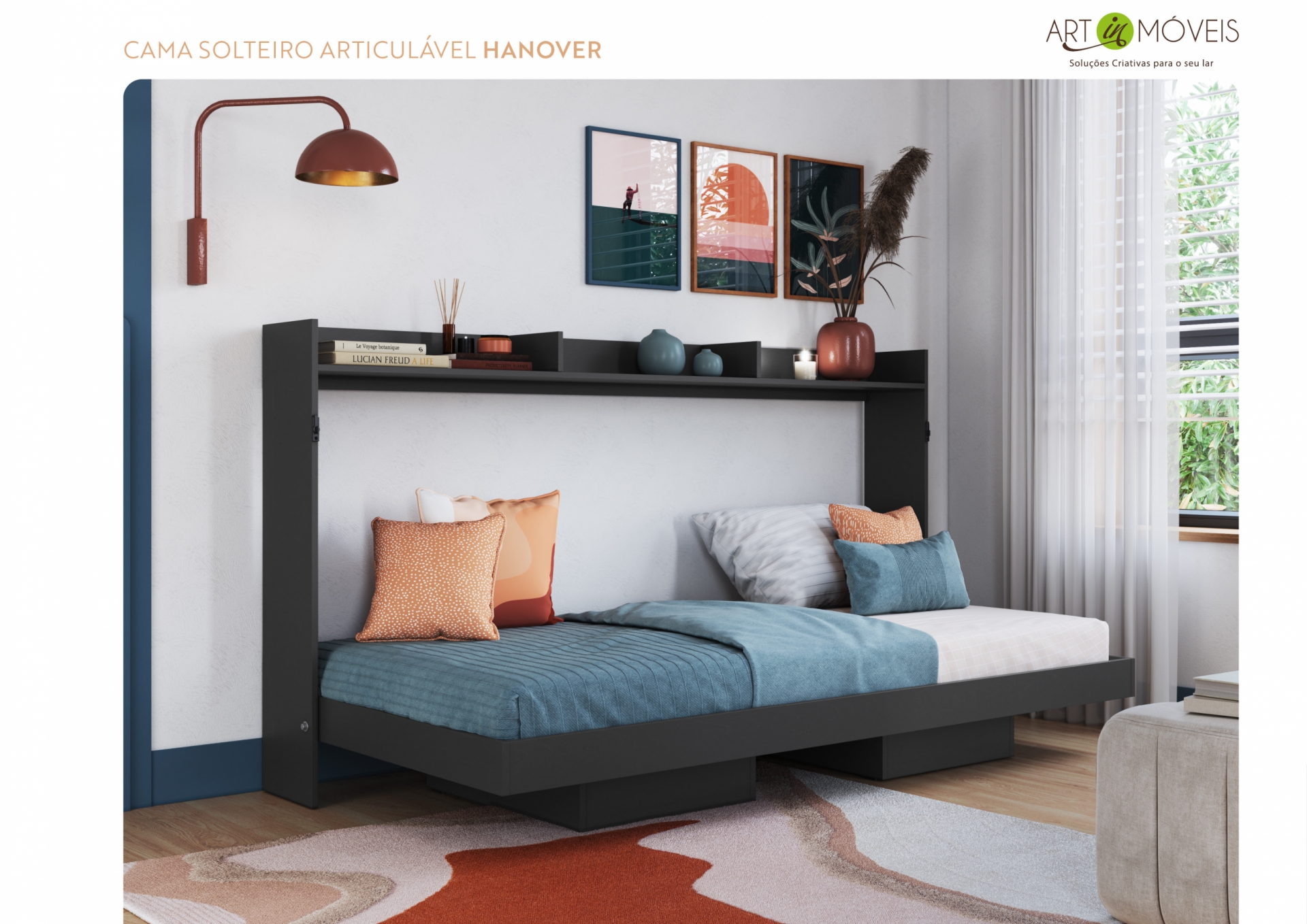 Produto Cama Solteiro Articulável Hanover