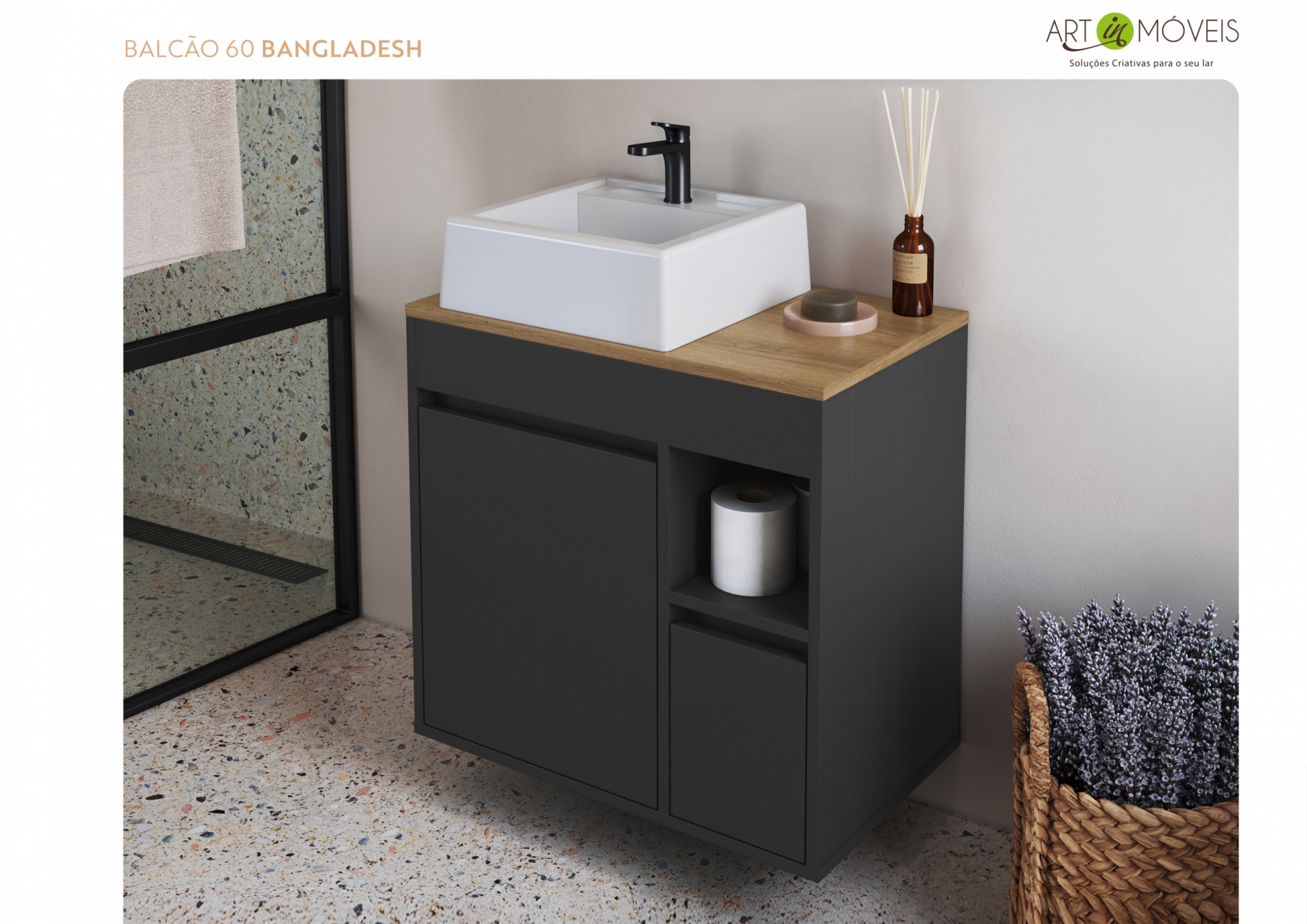 Produto Balcão Gabinete Suspenso Bangladesh