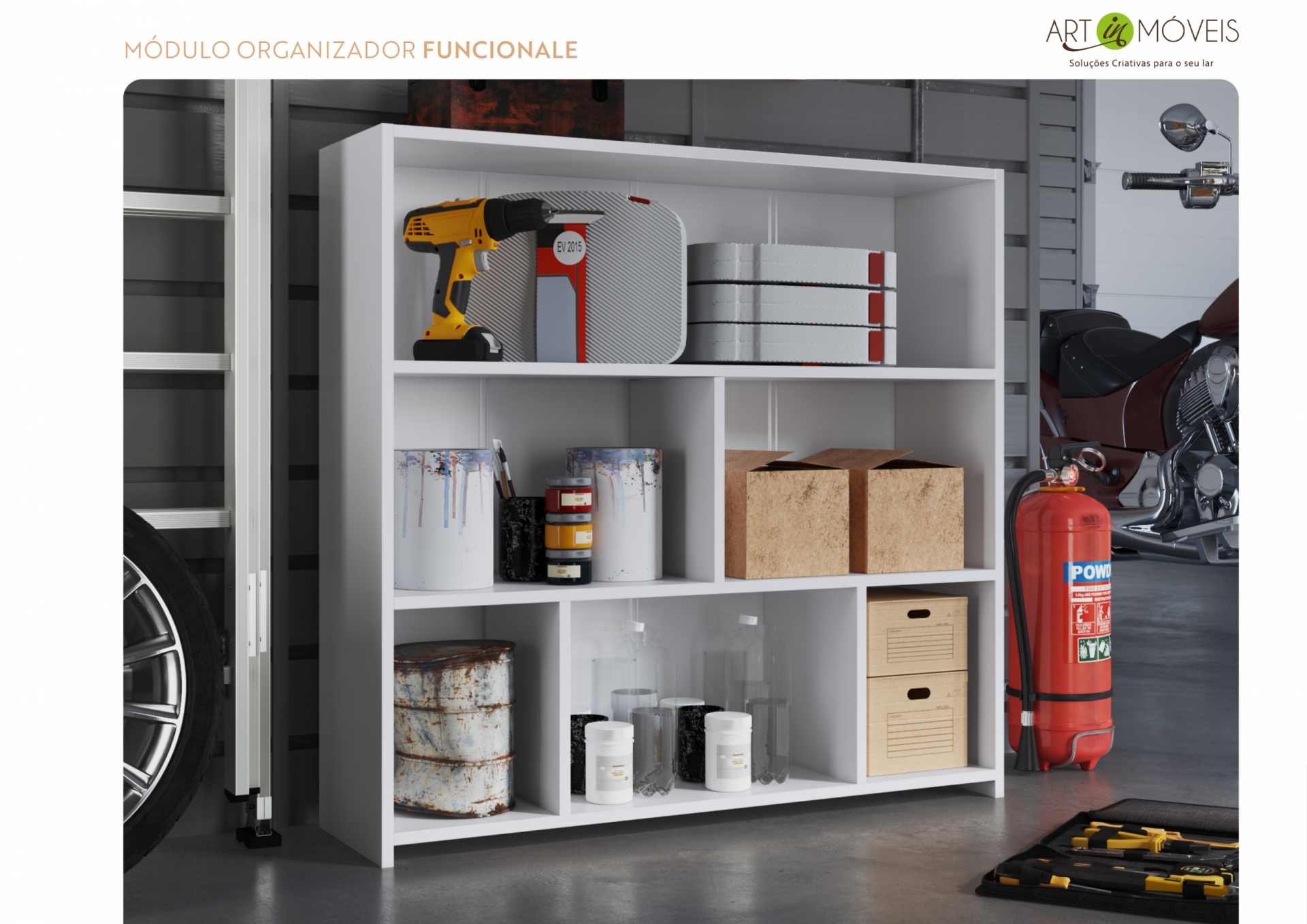 Produto Modulo Organizador Funcionale