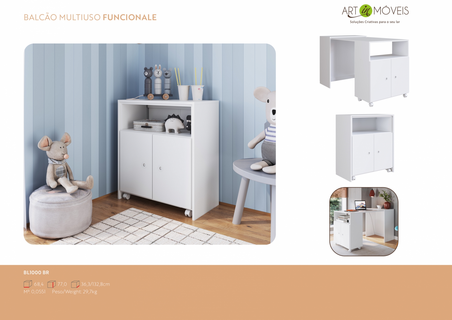 Produto Balcão Multiuso Funcionale