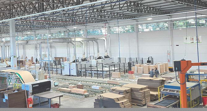 imagem interna da fábrica